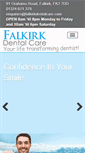 Mobile Screenshot of falkirkdentalcare.com